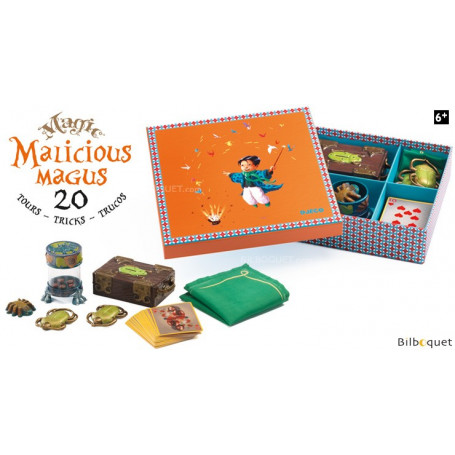 Malicious Magus - Coffret 20 tours de magie 6-10 ans