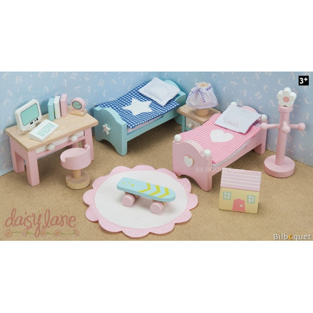 La chambre des enfants de Daisylane - Mobilier pour maison de poupées