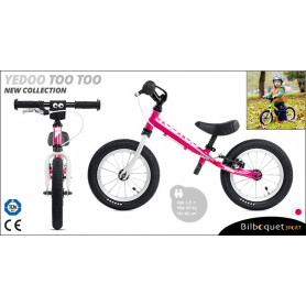 Draisienne YEDOO Too Too II - Magenta/White