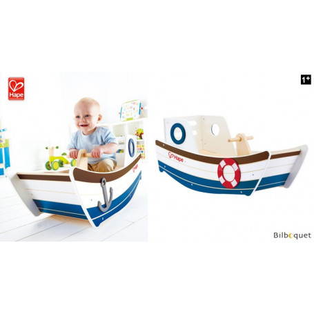 bateau a bascule en bois