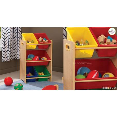 kidkraft 5 bin storage unit