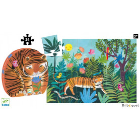 La Balade du tigre - Puzzle Silhouette 24 pièces