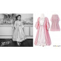 Robe rose clair Cathalina - Déguisement fille