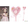 Baguette magique Pixie - Rose - Accessoire pour déguisement enfant