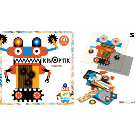 Kinoptik Robots 60pièces - Jeu d'imagination