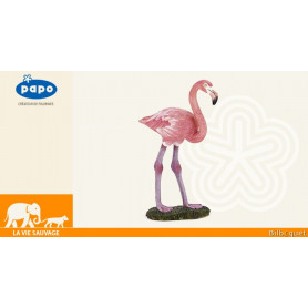 Flamant rose - Figurine d'oiseau