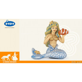 Sirène argentée - Figurine jouet