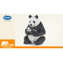 Panda assis et son bébé - Figurine à collectionner