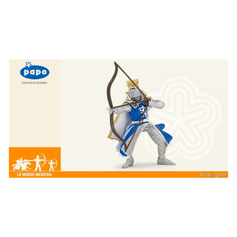 Figura Papo Caballo Del Rey Dragón Azul – 39389, Dragón Caballo Mitológico En Caja Original