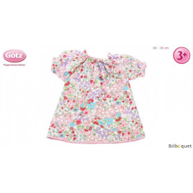 Chemise de nuit mille fleurs pour poupon de 30 à 33cm