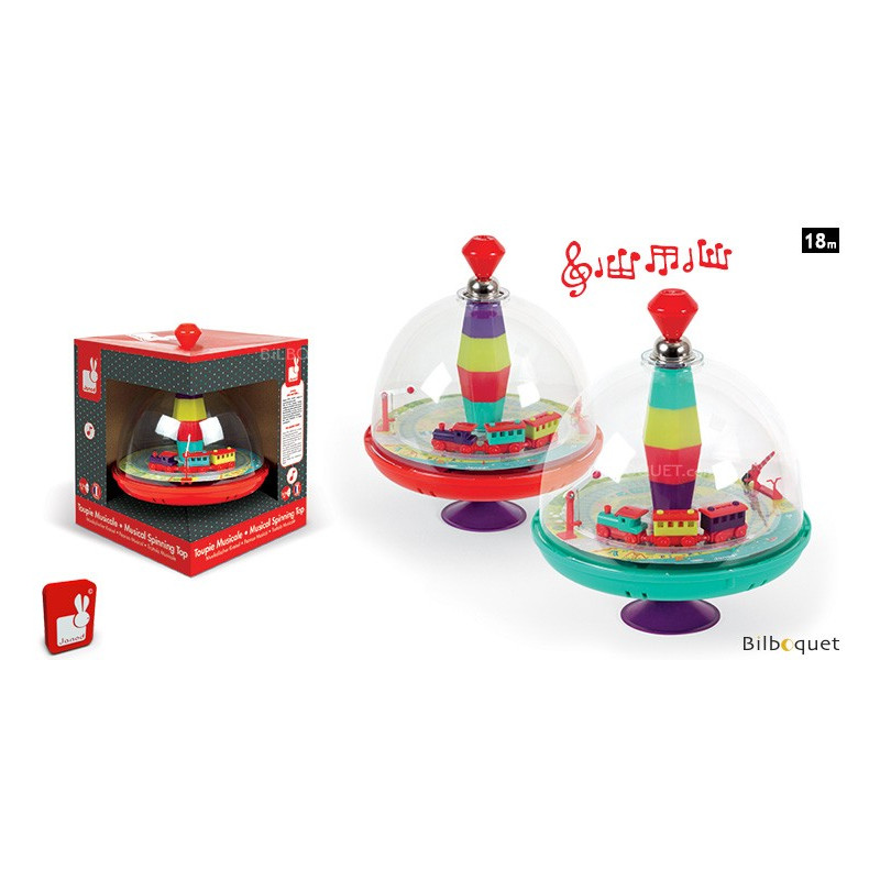Voiakiu Toupie Musicale Avec LED Et Pince à Musique – Jouet Gyroscope Lumineux Et Sonore Pour Enfants