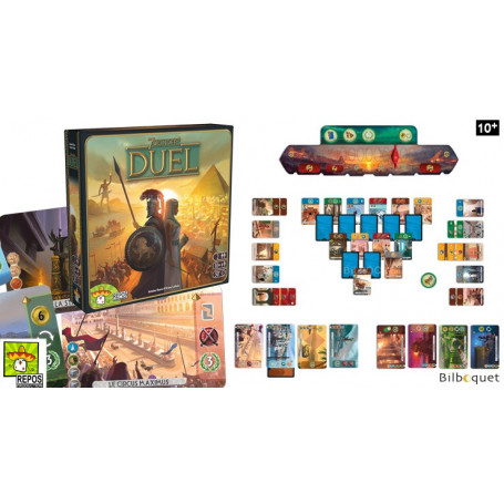 7 Wonders Duel - Jeu de cartes pour 2 joueurs