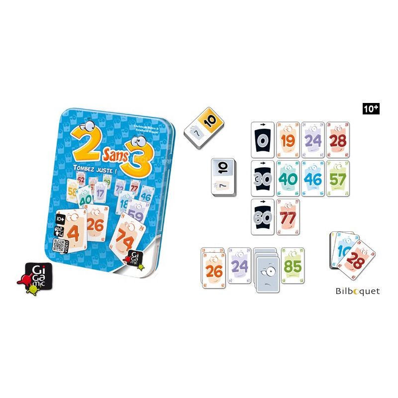 2 sans 3 Jeu de cartes