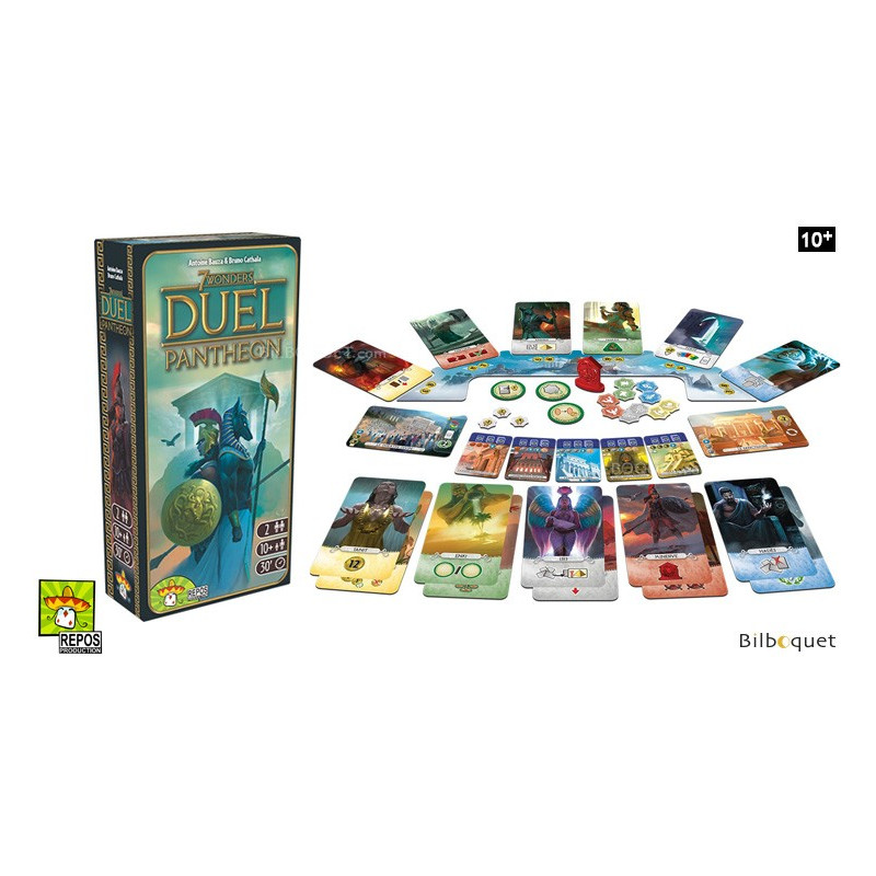 7 Wonders Duel Panthéon Extension pour le jeu 7 Wonders Duel