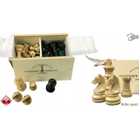 Pièces d'échecs en bois de buis n°4