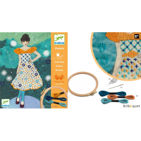 L'art du fil - Broderie Fashion Midnight - Loisir créatif 8-14ans