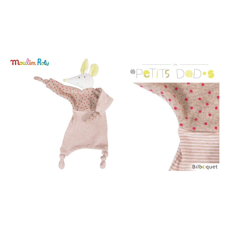 Baby Comforter Nine The Mousse Les Petits Dodos Moulin Roty