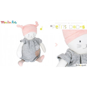 Doudou musical chat Moon - Les Petits Dodos - Moulin Roty