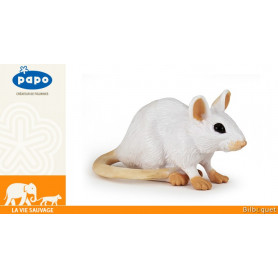 Souris blanche - Figurine jouet