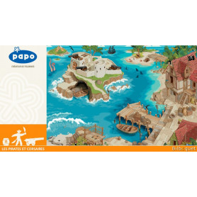 Tapis de jeu Pirate 95x135cm