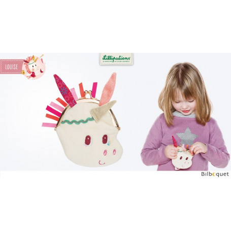 Porte-monnaie pour enfants Louise la licorne