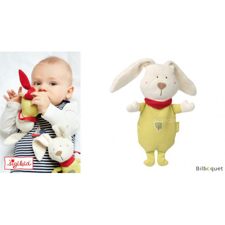 Doudou bouillote Lapin 29cm - Sigikid Green