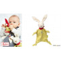 Doudou plat Lapin 23cm - Sigikid Green