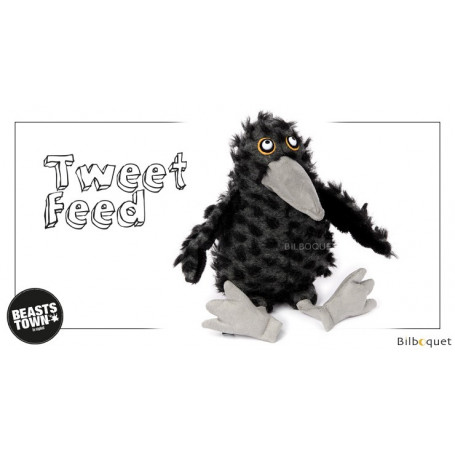 Tweed Feet (peluche corbeau 33cm) - Sigikid Beasts