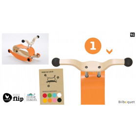 Wishbone Mini-Flip - Top - Orange