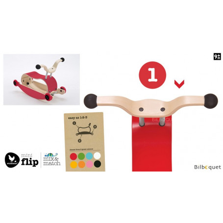 Wishbone Mini-Flip - Top - Rouge