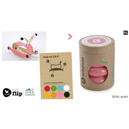 Wishbone Mini-Flip - Set de 4 roues - Rose