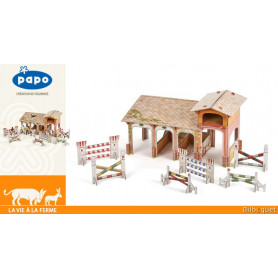 Le Poney Club - Centre équestre pour figurines Papo