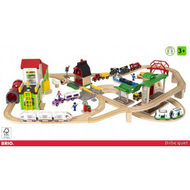 Circuit deluxe BRIO World 122 pièces