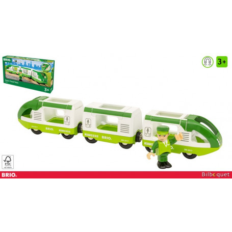 Train de voyageur vert
