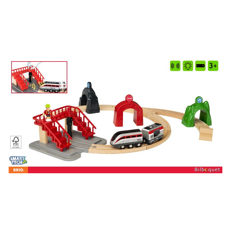 brio smart tech engine set with action tunnels