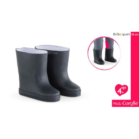 Bottes noires pour poupée Ma Corolle