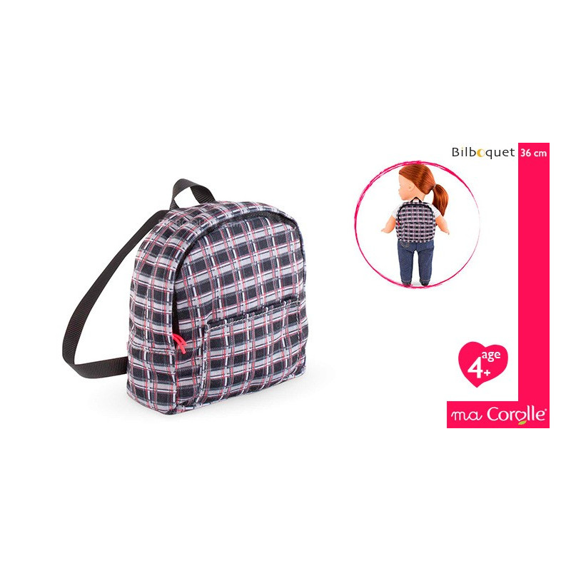 Sac à Dos Léopard Pour Poupée Ma Corolle 36 Cm - Accessoire Mode, Dès 3 Ans, Look Tendance Pour Enfant