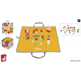 Jeu Kubix 40 Cubes Puzzle Lettres & Chiffres