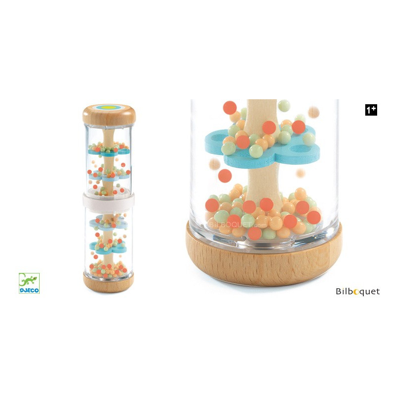 Baby Blanc Babyraini Baton De Pluie Jouet D Eveil