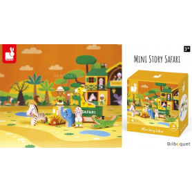 Safari - Mini Story - 8 personnages et accessoires