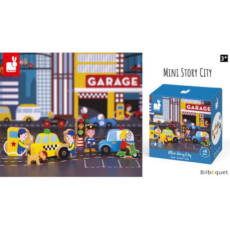 Garage City - Mini Story - 8 personnages et accessoires