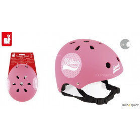 Casque rose à pois Bikloon - Taille S