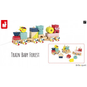 Train en bois Baby Forest - Jouet premier âge