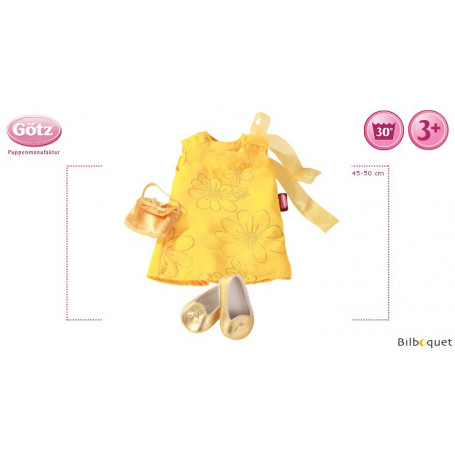 Tenue complète Golden Girl - Vêtement pour poupée 45-50cm