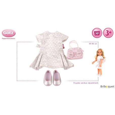 Tenue complète Amélie - Vêtement pour poupée 45-50cm