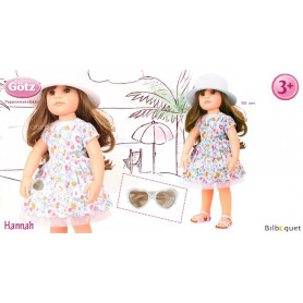 Hannah en tenue estivale - Poupée articulée Götz en série limitée - 50cm