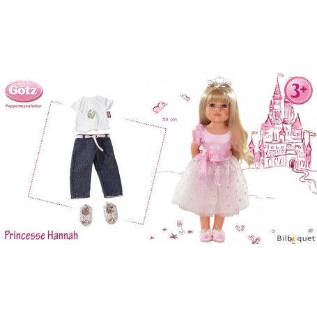 Princesse Hannah - Poupée articulée Götz en série limitée - 50cm