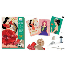 L'art du fil Couture Cartes à frou-frous Flamenco 7-13ans