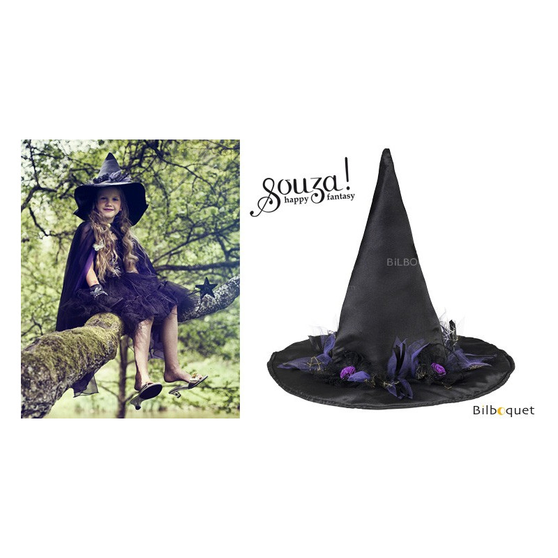 Lot De 12 Chapeaux De Sorcière Halloween - Noir, Pliable - Pour Enfants Et Adultes