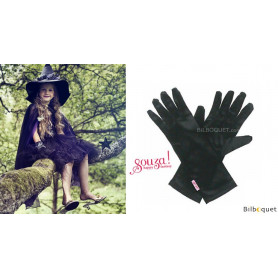 Gants de sorcière Cara - Noir - Accessoire fille